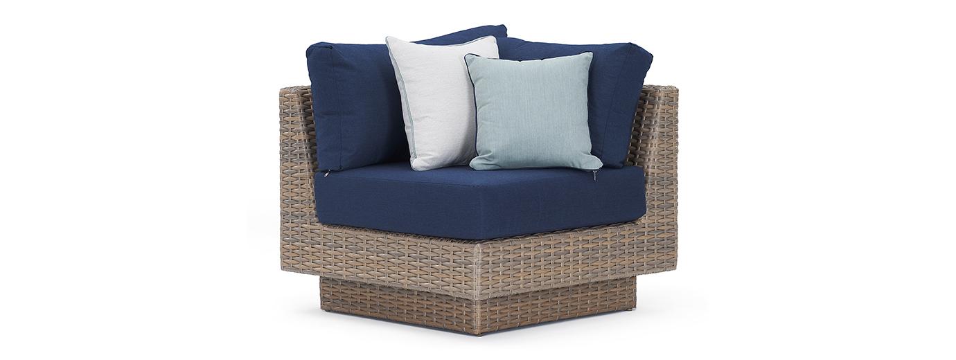 RST Brands Portofino Repose Outdoor Corner Chair - Thumbnail 5
