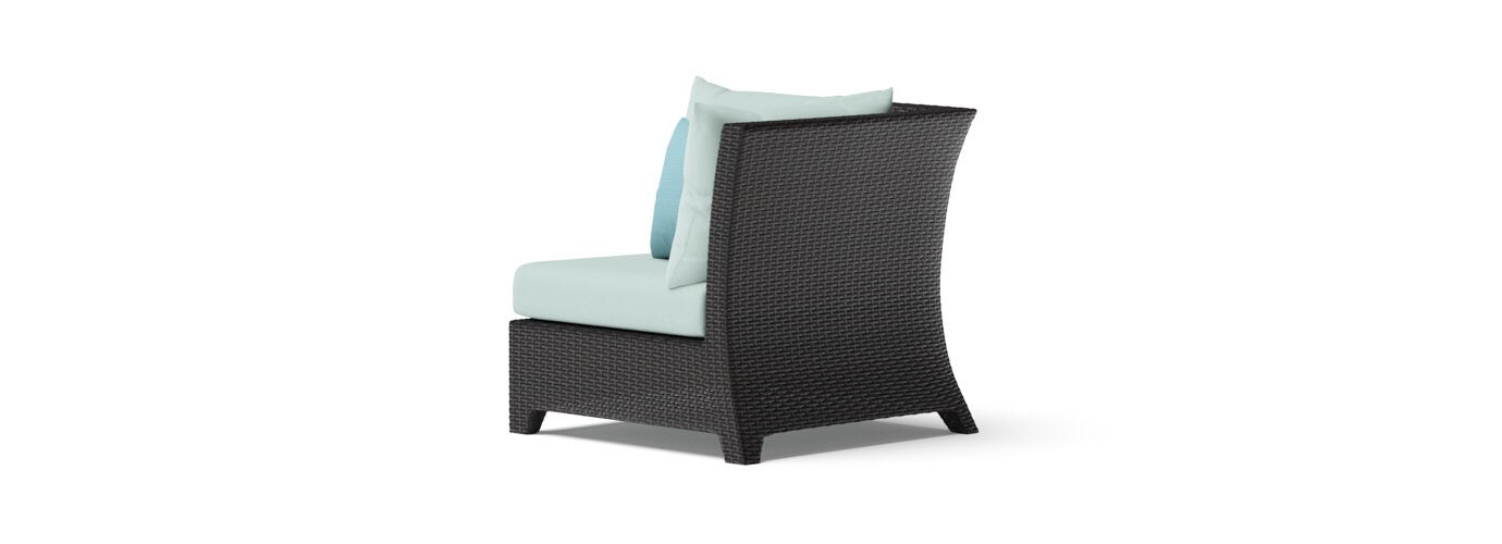 Deco™ Sunbrella® Outdoor Corner Chair - Spa Blue