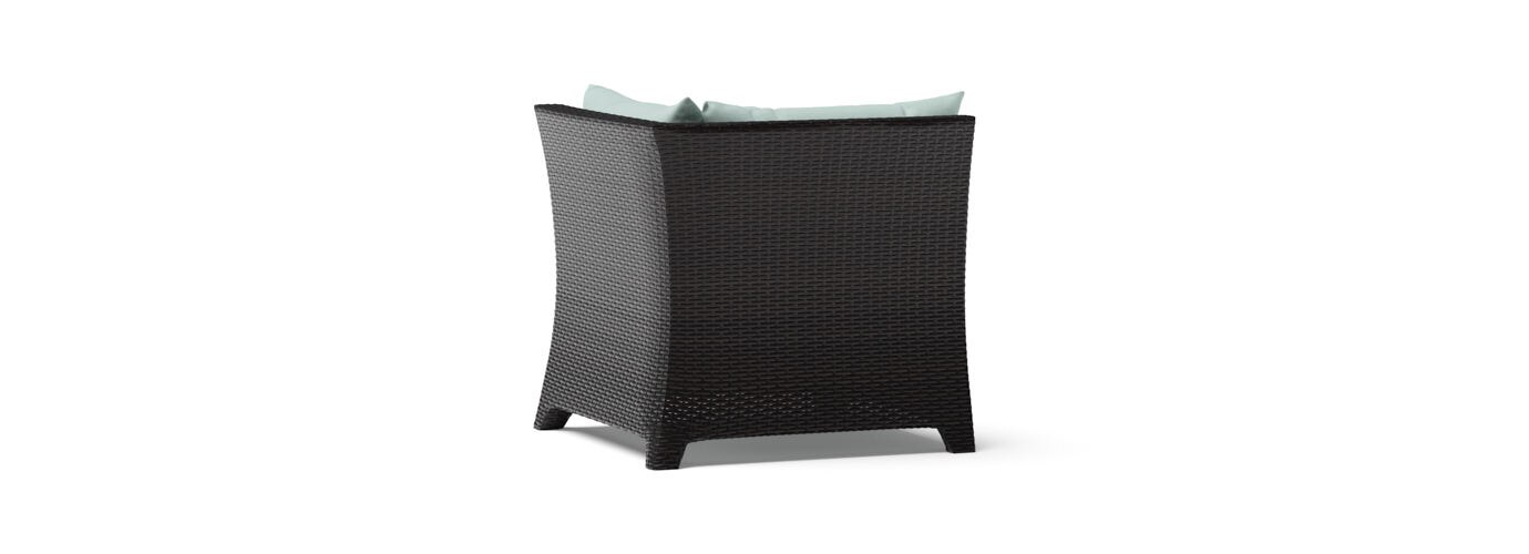 Deco™ Sunbrella® Outdoor Corner Chair - Spa Blue
