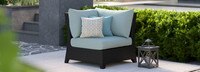 Deco™ Sunbrella® Outdoor Corner Chair - Spa Blue
