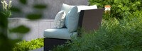 Deco™ Sunbrella® Outdoor Corner Chair - Spa Blue