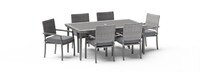 Portofino® Affinity 11 Piece Sunbrella® Outdoor Estate Set - Charcoal Gray