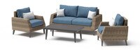 Portofino® Affinity 11 Piece Sunbrella® Outdoor Estate Set - Newport Blue