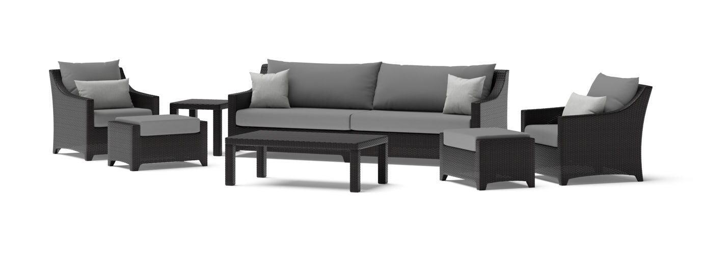 Deco™ 20 Piece Sunbrella® Outdoor Estate Set - Charcoal Gray