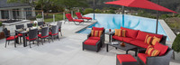 Deco™ 20 Piece Sunbrella® Outdoor Estate Set - Charcoal Gray