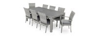 Cannes™ 20 Piece Sunbrella® Outdoor Estate Set - Charcoal Gray