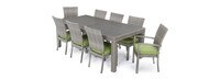Cannes™ 20 Piece Sunbrella® Outdoor Estate Set - Ginkgo Green