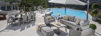 Cannes™ 20 Piece Sunbrella® Outdoor Estate Set - Ginkgo Green