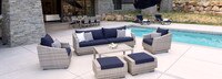 Cannes™ 20 Piece Sunbrella® Outdoor Estate Set - Ginkgo Green