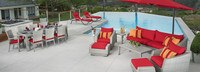 Cannes™ 20 Piece Sunbrella® Outdoor Estate Set - Ginkgo Green