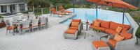 Cannes™ 20 Piece Sunbrella® Outdoor Estate Set - Ginkgo Green