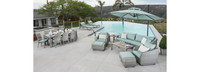 Cannes™ 20 Piece Sunbrella® Outdoor Estate Set - Spa Blue