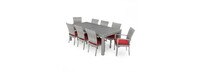 Cannes™ 20 Piece Outdoor Estate Set - Sunset Red