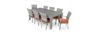 Cannes™ 20 Piece Sunbrella® Outdoor Estate Set - Tikka Orange