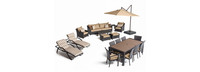 Deco™ 20 Piece Sunbrella® Outdoor Estate Set - Maxim Beige