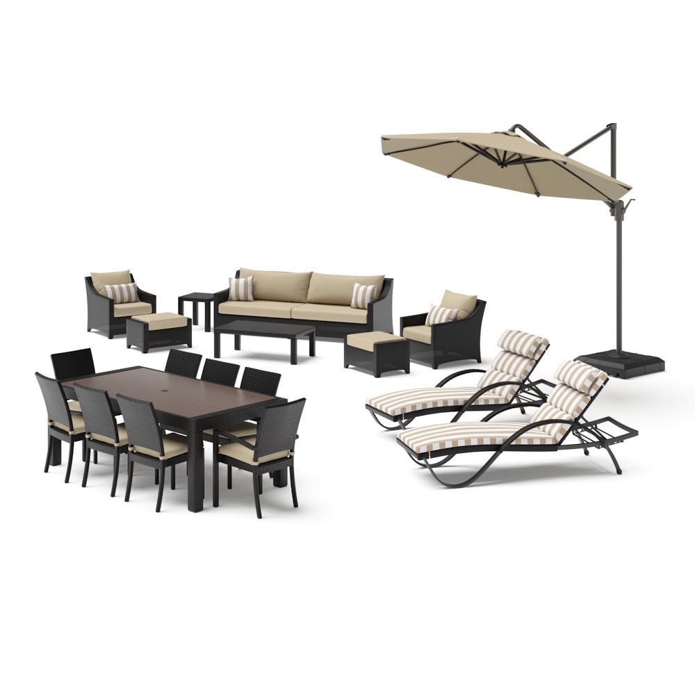 Deco™ 20 Piece Sunbrella® Outdoor Estate Set - Maxim Beige