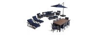 Deco™ 20 Piece Outdoor Estate Set - Navy Blue
