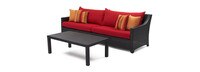 Deco™ 20 Piece Sunbrella® Outdoor Estate Set - Sunset Red
