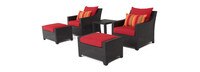 Deco™ 20 Piece Sunbrella® Outdoor Estate Set - Sunset Red
