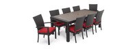 Deco™ 20 Piece Sunbrella® Outdoor Estate Set - Sunset Red