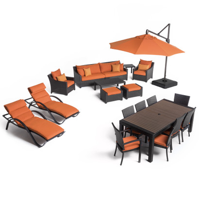 Deco™ 20 Piece Outdoor Estate Set - Tikka Orange