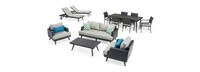 Portofino® Casual 13 Piece Sunbrella® Outdoor Estate Set - Dove