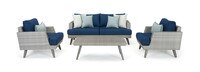 Portofino® Casual 13 Piece Sunbrella® Outdoor Estate Set - Laguna Blue