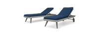 Portofino® Casual 13 Piece Sunbrella® Outdoor Estate Set - Laguna Blue