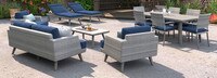 Portofino® Casual 13 Piece Sunbrella® Outdoor Estate Set - Laguna Blue