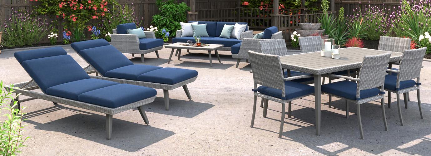 RST Brands Portofino Casual Outdoor Estate Set - Thumbnail 2