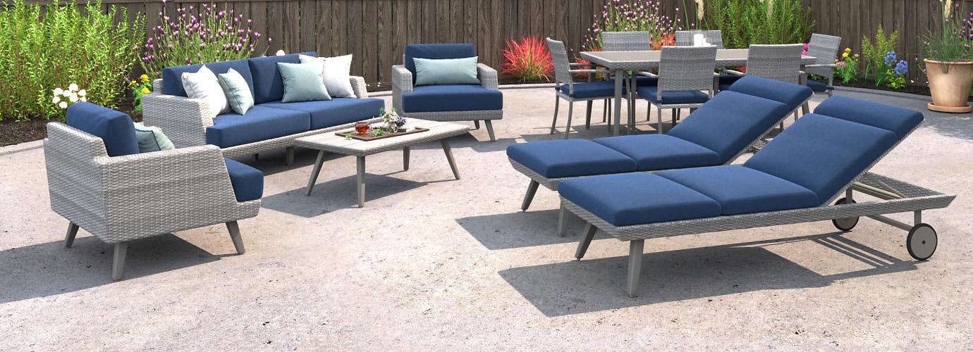 RST Brands Portofino Casual Outdoor Estate Set - Thumbnail 4