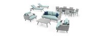 Portofino® Casual 13 Piece Estate Set - Spa Blue