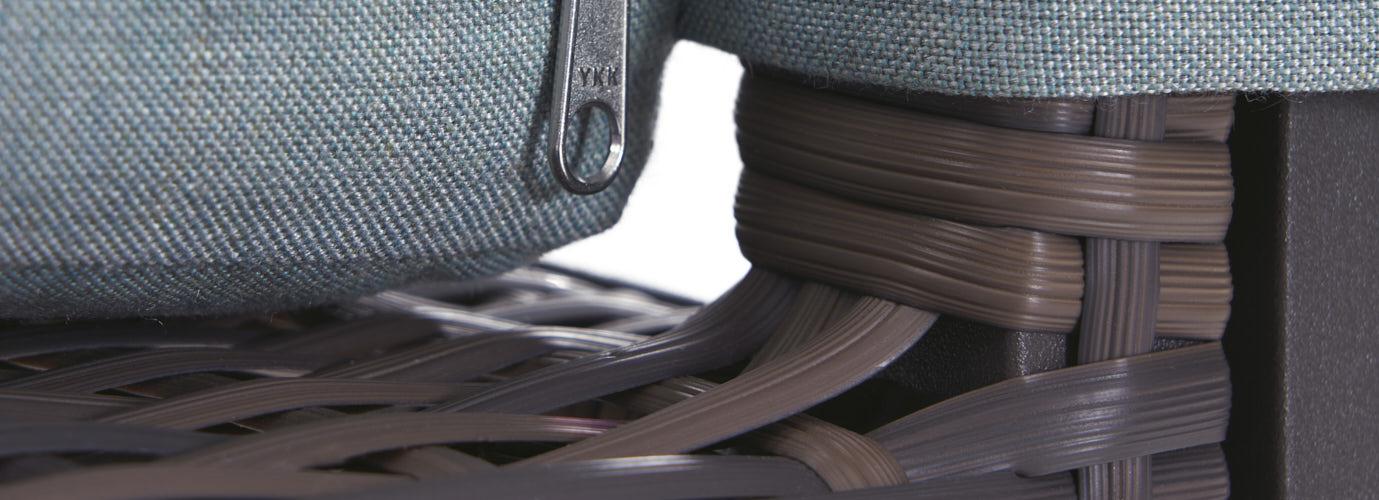 Milea™ 16 Piece Sunbrella Outdoor Patio Estate Set - Mist Blue