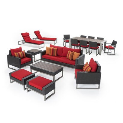 Milo™ Espresso 18 Piece Estate Set - Sunset Red