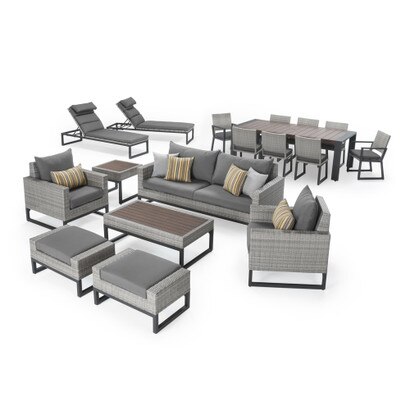 Milo™ Gray 18 Piece Estate Set - Charcoal Gray