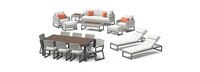 Milo™ Gray 18 Piece Estate Set - Cast Coral