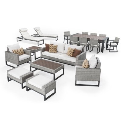 Milo™ Gray 18 Piece Estate Set - Moroccan Cream