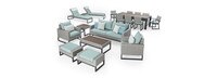 Milo™ Gray 18 Piece Estate Set - Spa Blue