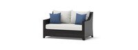 Deco™ Sunbrella® Outdoor Loveseat & Ottoman - Bliss Ink