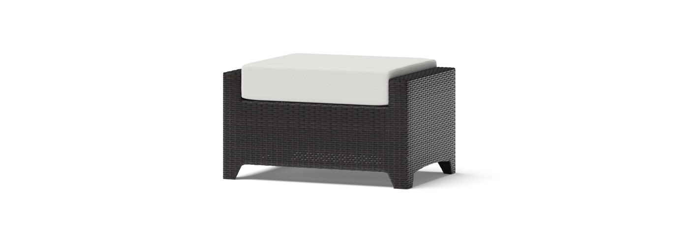 Deco™ Sunbrella® Outdoor Loveseat & Ottoman - Bliss Ink