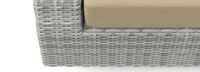 Cannes™ Sunbrella® Outdoor Loveseat & Ottoman - Maxim Beige