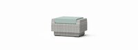 Cannes™ Sunbrella® Outdoor Loveseat & Ottoman - Spa Blue