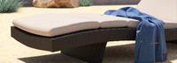 Portofino® Comfort 3 Piece Sunbrella® Outdoor Chaise Lounge Set - Dove Gray