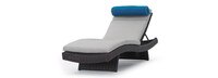 Portofino® Repose 3 Piece Sunbrella® Outdoor Chaise Lounge Set - Dove Gray