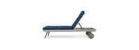Portofino® Casual 2 Piece Sunbrella® Lounger & Mattress - Laguna Blue