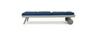 Portofino® Casual 2 Piece Sunbrella® Lounger & Mattress - Laguna Blue