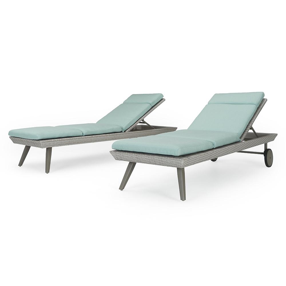 Portofino® Casual 2 Piece Sunbrella® Outdoor Lounger & Mattress - Spa