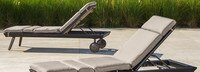 Portofino® Casual 2 Piece Lounger and Mattress - Taupe Mist