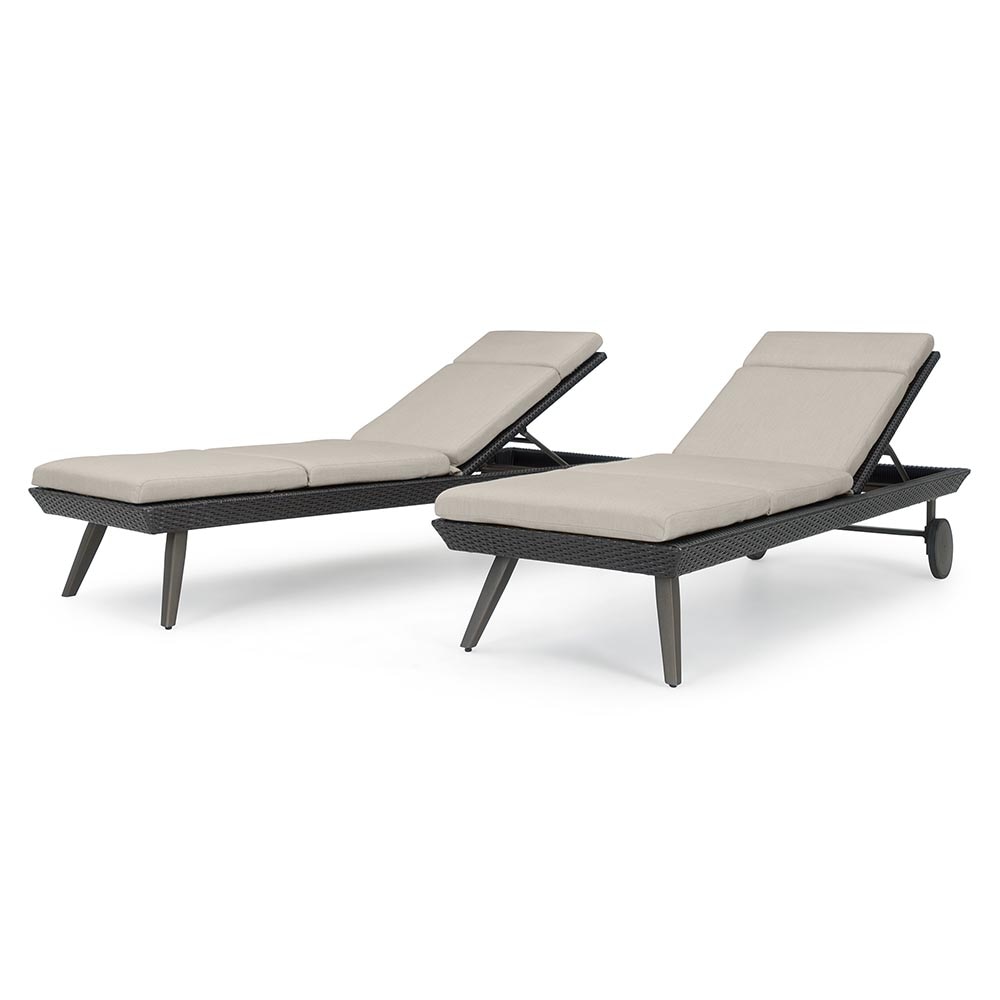 Portofino® Casual 2 Piece Lounger and Mattress - Taupe Mist