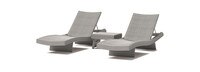 Portofino® Comfort 2 Loungers & Table - Laguna Blue